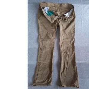 Levis 511 Men 36x30 Slim Fit Side Belted Golden Tan Brown Bootcut Chino Pants